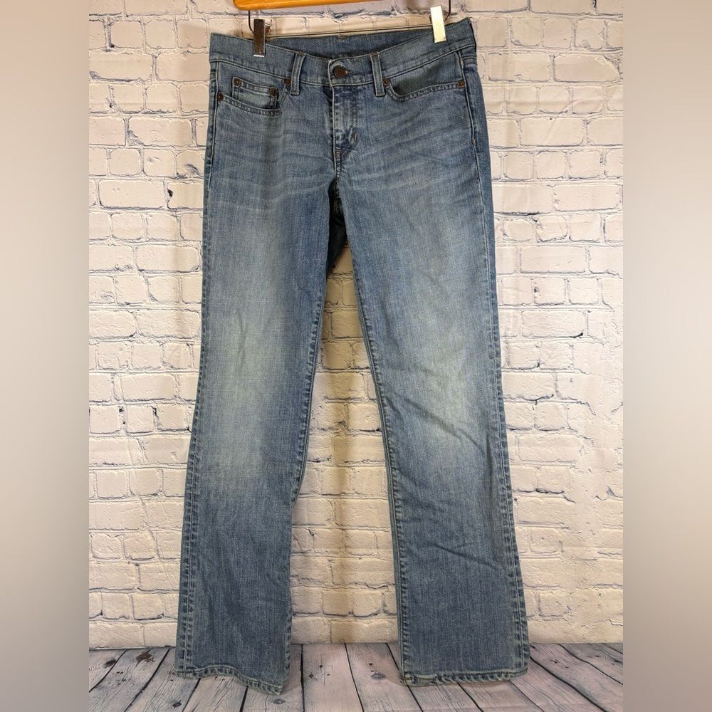 Gap Light Wash Y2K Retro Cowgirl Western Preppy Rocker Low Rise Flare Jeans 31 - Picture 2 of 10